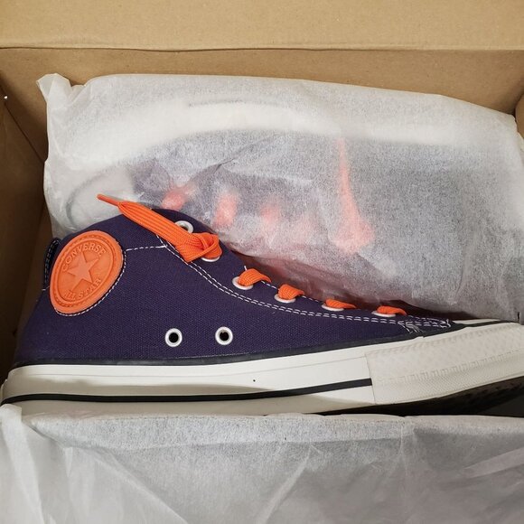 New Converse All Star Chuck Taylor Street Mid Shoe in Dozar Blue Size Men's 7.5 - Picture 4 of 8